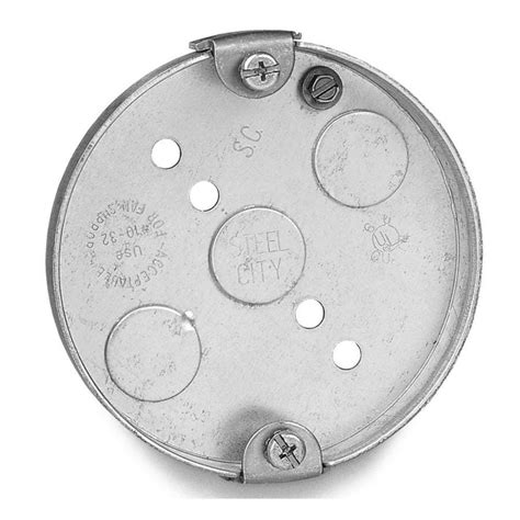 electrical pancake box image|shallow round electrical box.